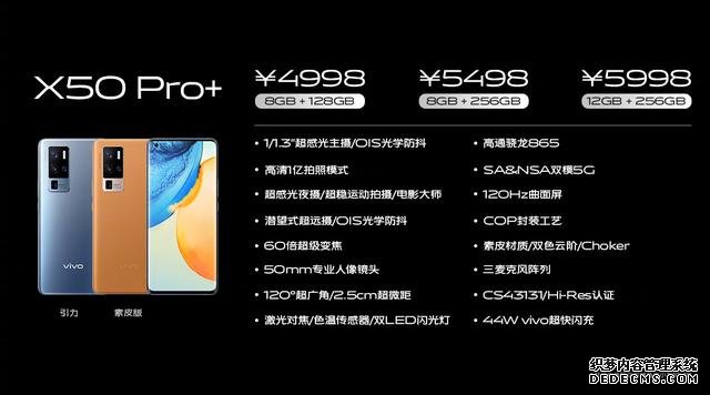 手机拍摄的革命性进步！vivo X50系列正式发布，3498起售可还香